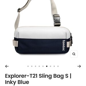Tomtoc colour block t-21 sling bag